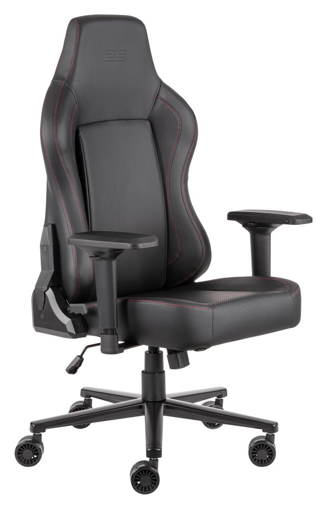 Oʻyin kreslosi 2E Gaming Basan II, qora-qizil — Surat 3
