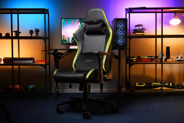 Oʻyin kreslosi 2E Gaming Ogama RGB, qora — Surat 4