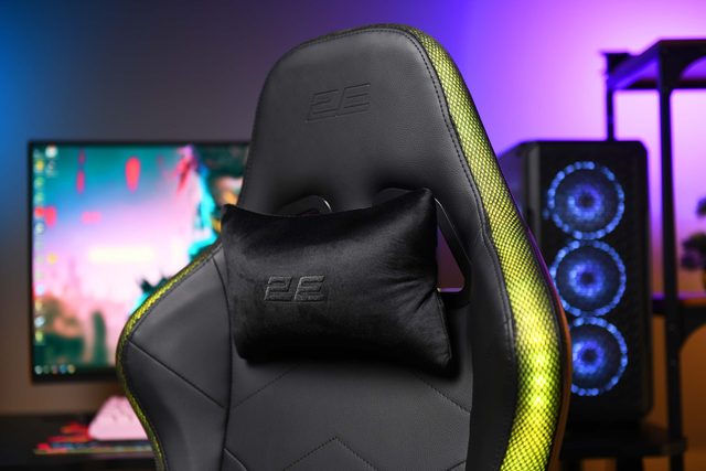 Oʻyin kreslosi 2E Gaming Ogama RGB, qora — Surat 6