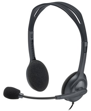 Garnitura Logitech H111, qora — surat 2