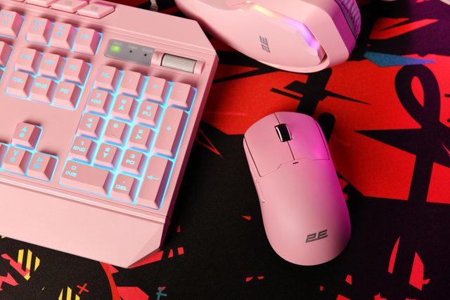 Simsiz oʻyin sichqonchasi 2E Gaming MG355, pushti — Surat 5