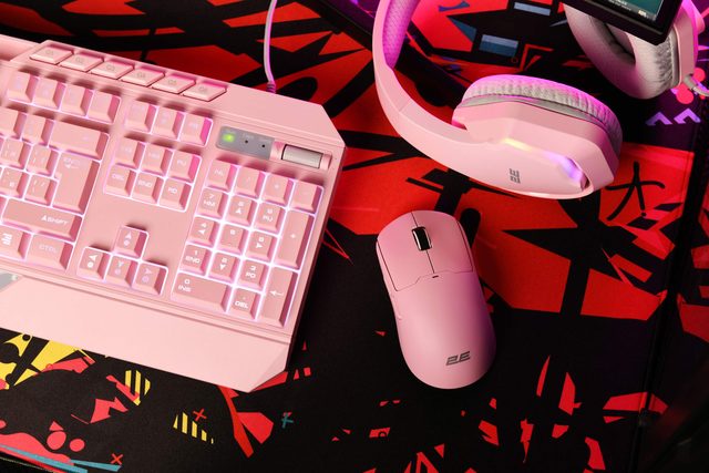 Simsiz oʻyin sichqonchasi 2E Gaming MG355, pushti — Surat 6