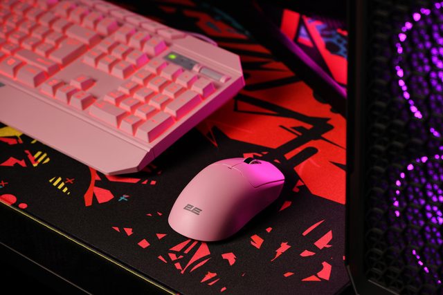 Simsiz oʻyin sichqonchasi 2E Gaming MG355, pushti — Surat 7