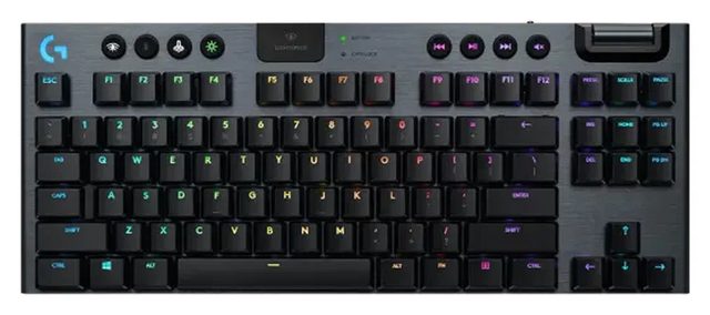 Oʻyin klaviaturasi Logitech G915 X Lightspeed TKL, qora