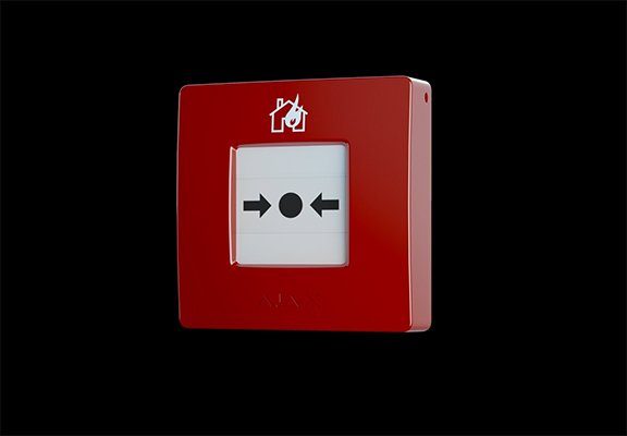Signalizatsiya datchiklari Ajax Manual Call Point (Red) (9SA), qizil — Surat 3
