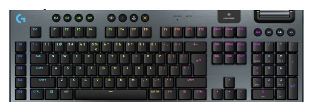 Oʻyin klaviaturasi Logitech G915 X Lightspeed, qora — Surat 2