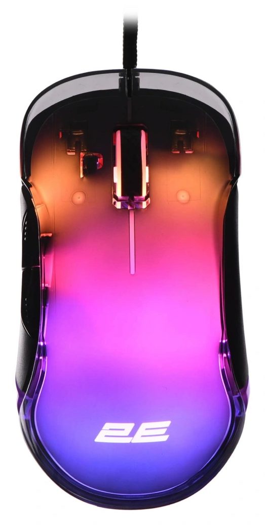 Игровая мышь 2E Gaming MG345, прозрачный