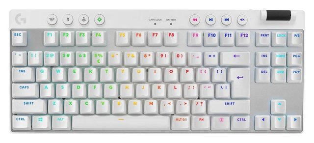 Игровая клавиатура Logitech G PRO X TKL Lightspeed, белый