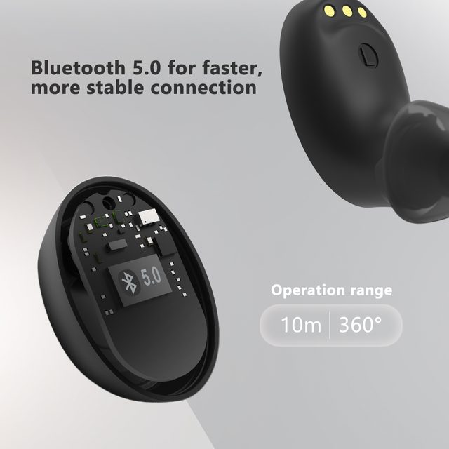 Беспроводные наушники Blackview AirBuds 1, чёрный — Фото 5