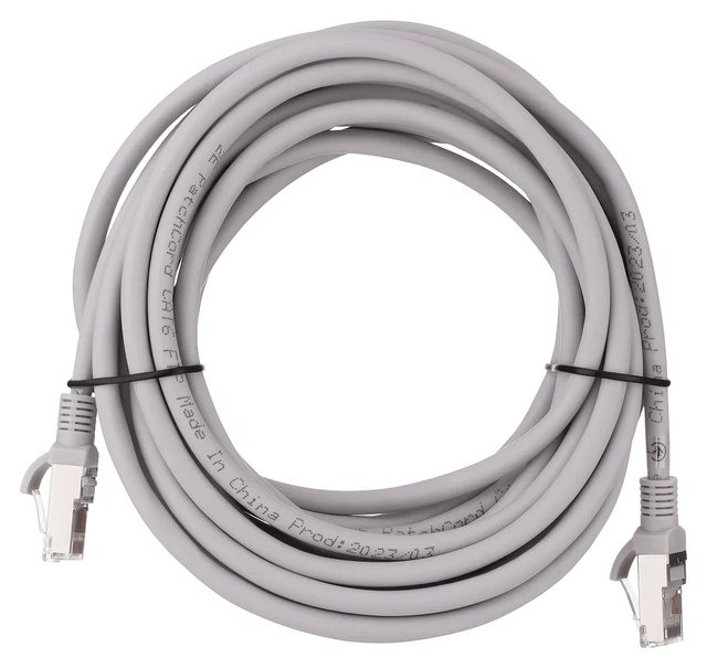 Патч-корд 2E Cat 6 FTP 5 м, серый