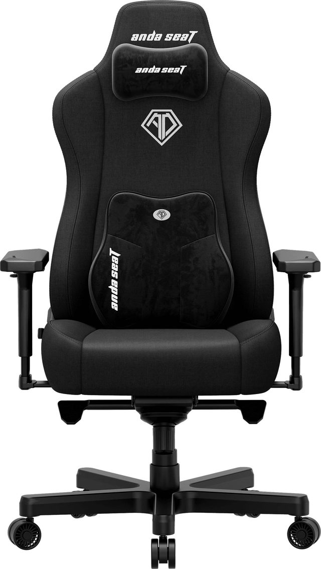Игровое кресло AndaSeat Kaiser 3E XL, чёрный, ткань — Фото 3