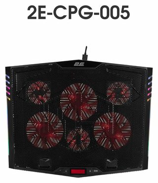 Охлаждающая подставка для ноутбука 2E Gaming CPG-005, чёрный