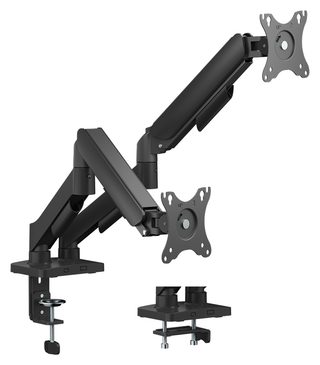 Настольный кронштейн для двух мониторов Brateck LDT97-C024E, бордовый