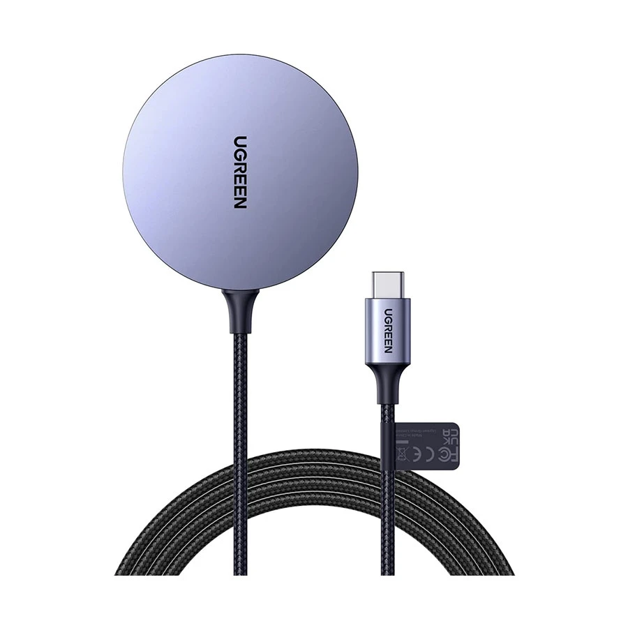 Магнитное беспроводное зарядное устройство UGREEN CD245 15 Вт