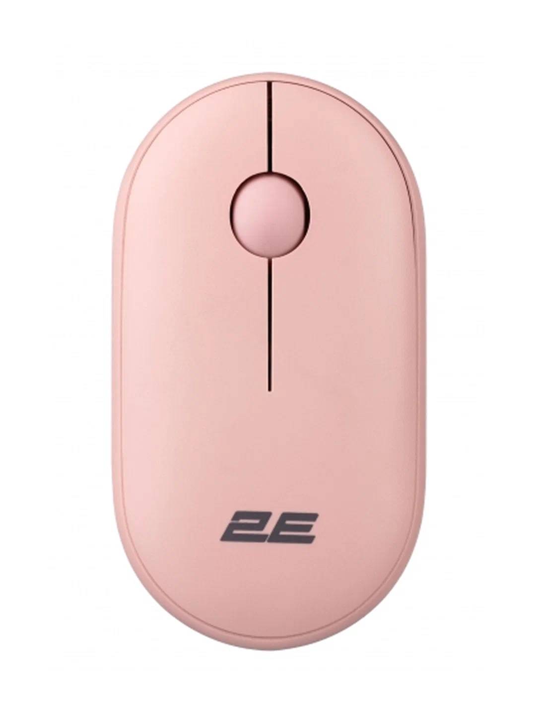 Беспроводная мышь 2E MF300 Silent, розовый