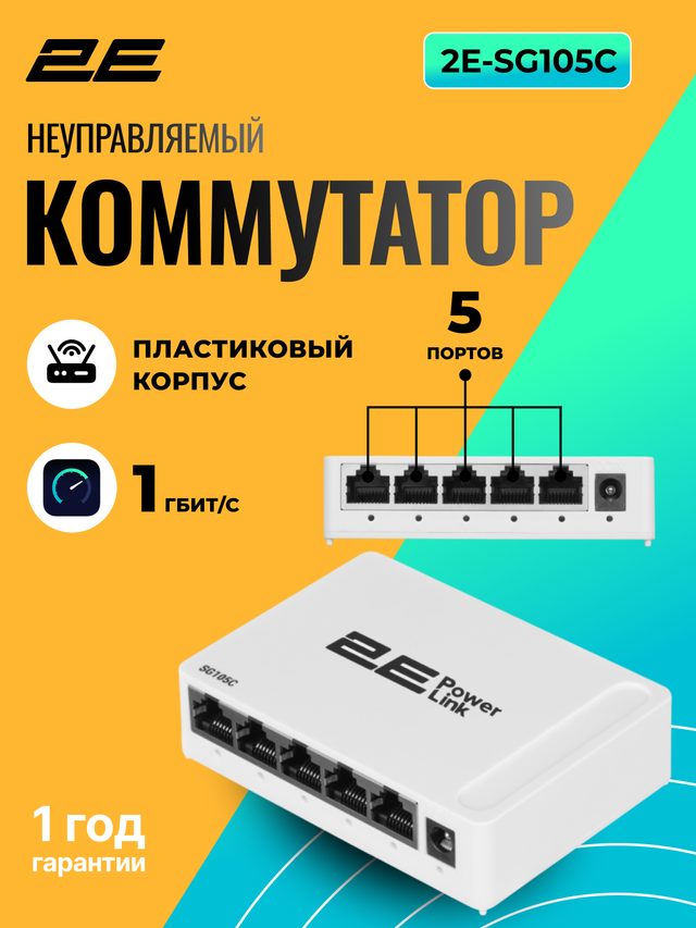 Kommutator 2E PowerLink SG105C — Surat 2