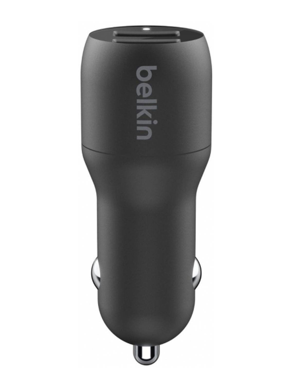 Автомобильное зарядное устройство Belkin BoostCharge Dual USB-A 24W + Micro-USB Cable, чёрный
