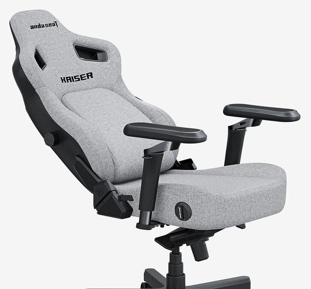 Игровое кресло AndaSeat Kaiser 4 V2 L, серый — Фото 4