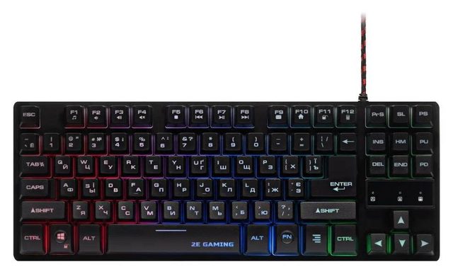 Oʻyin klaviaturasi 2E Gaming KG290, qora