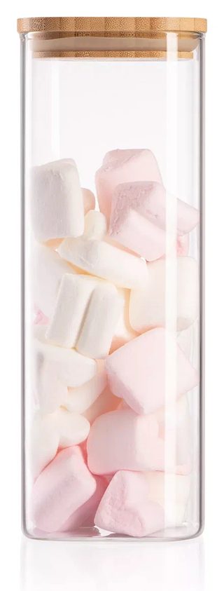 Банка для хранения Ardesto Fresh 1000 мл, квадратная