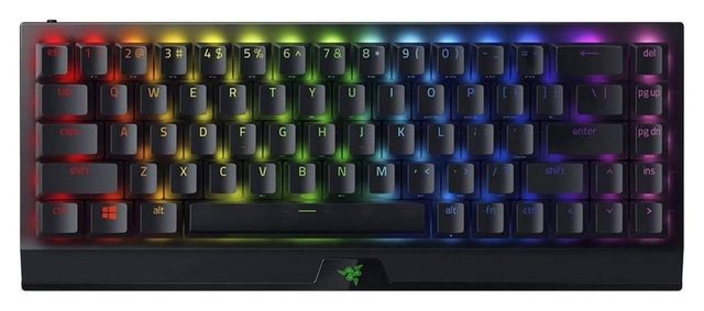 Механическая клавиатура Razer BlackWidow V3 Mini HyperSpeed Yellow Switch, чёрный, EN