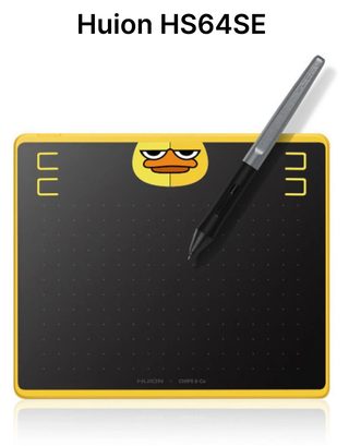 Графический планшет Huion HS64 SE, чёрный