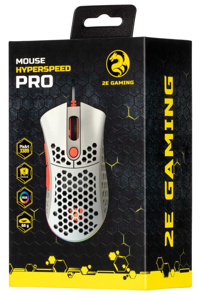 Oʻyin sichqonchasi 2E Gaming HyperSpeed Pro, oq — Surat 3