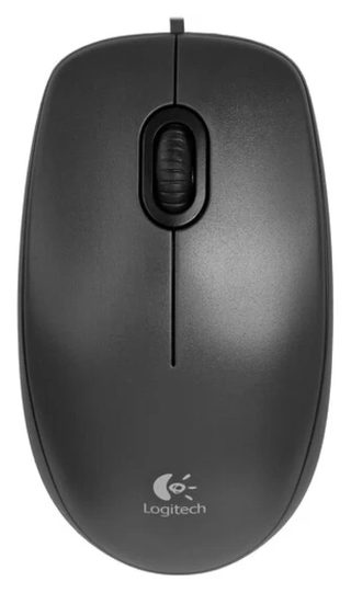 Проводная мышь Logitech M100, чёрный
