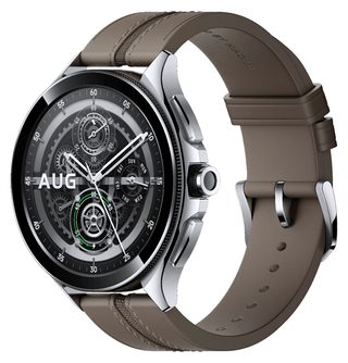 Смарт-часы Xiaomi Watch 2 Pro Bluetooth, серебристый, кожаный ремешок