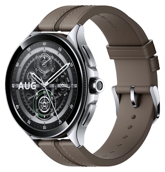 Смарт-часы Xiaomi Watch 2 Pro Bluetooth, серебристый, кожаный ремешок