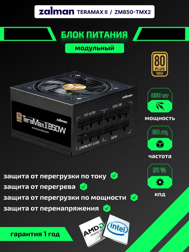 Quvvat bloki Zalman TeraMax II ZM850-TMX2 850 W — Surat 2