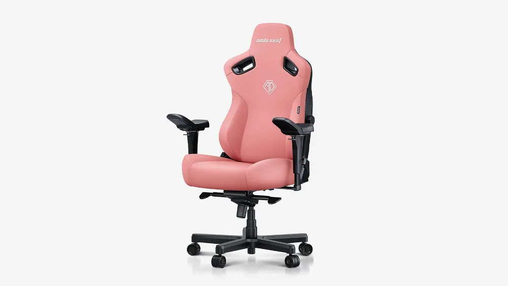 AndaSeat Kaiser 3 Pro в розовой экокоже Creamy Pink спереди