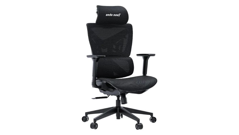AndaSeat X-Air Mega вполоборота: подлокотники 3D и подголовник