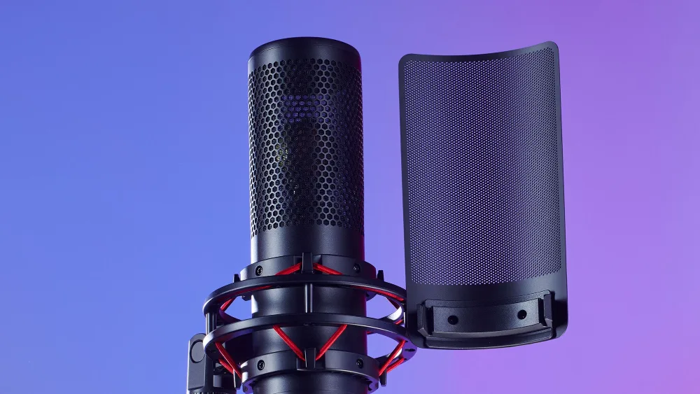 HyperX Shield metall pop-filtrli osmadagi HyperX ProCast