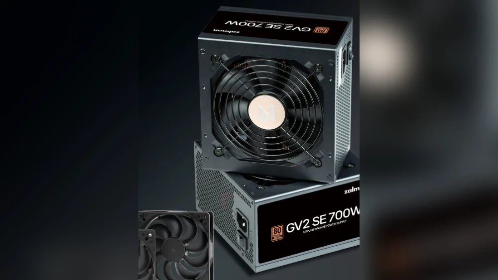 Блок питания Zalman GV2SE 700W: вентилятор 120 мм и наклейка 80 PLUS Bronze на корпусе