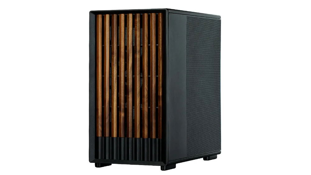 Корпус Zalman P10 NAMU: передняя панель из деревянных полос с сеткой между ними