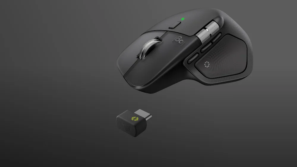 Logitech MX Master 4 и приёмник Logi Bolt с разъёмом USB-C