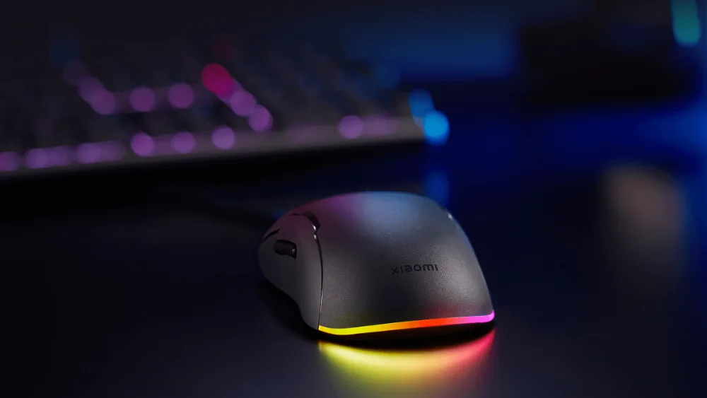 Klaviatura yonida orqa RGB yoritgichli Xiaomi Gaming Mouse Lite
