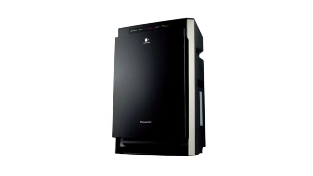 Panasonic F-VXR50R в чёрном корпусе, вид сбоку спереди