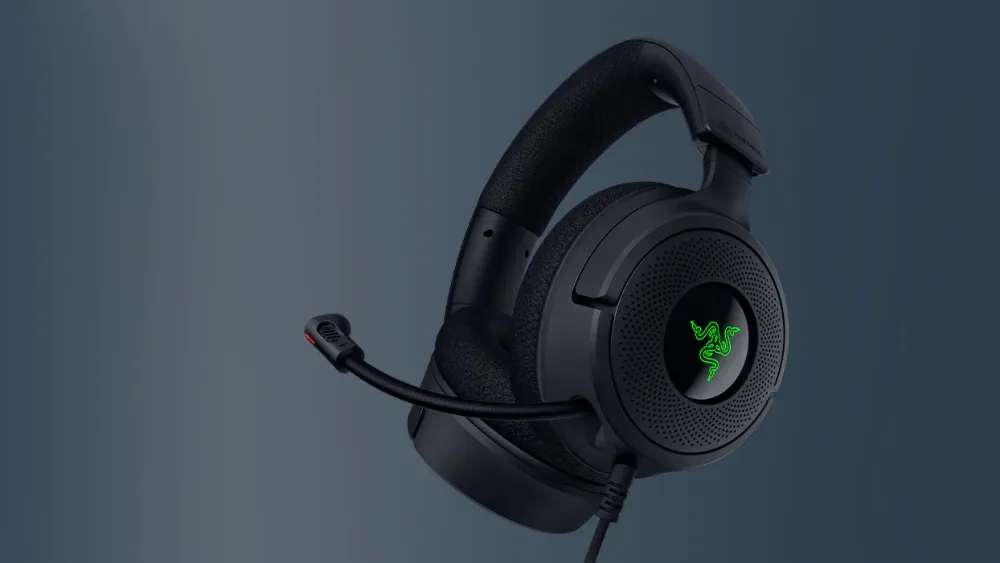 Kosachadan chiqarilgan mikrofonli simli Razer Kraken V4 X