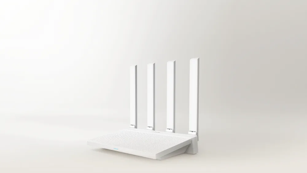 Xiaomi Router AX3000T на светлом столе