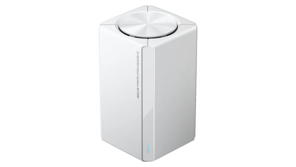 Модуль Xiaomi Mesh System AC1200 на белом фоне
