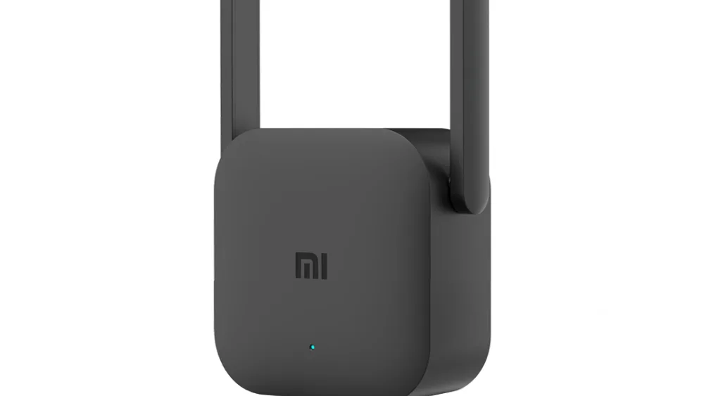 Oq fonda ikki antennali Mi Wi-Fi Range Extender Pro kuchaytirgichi