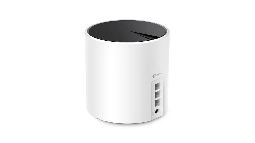 Модуль TP-Link Deco X55 сзади: три гигабитных порта