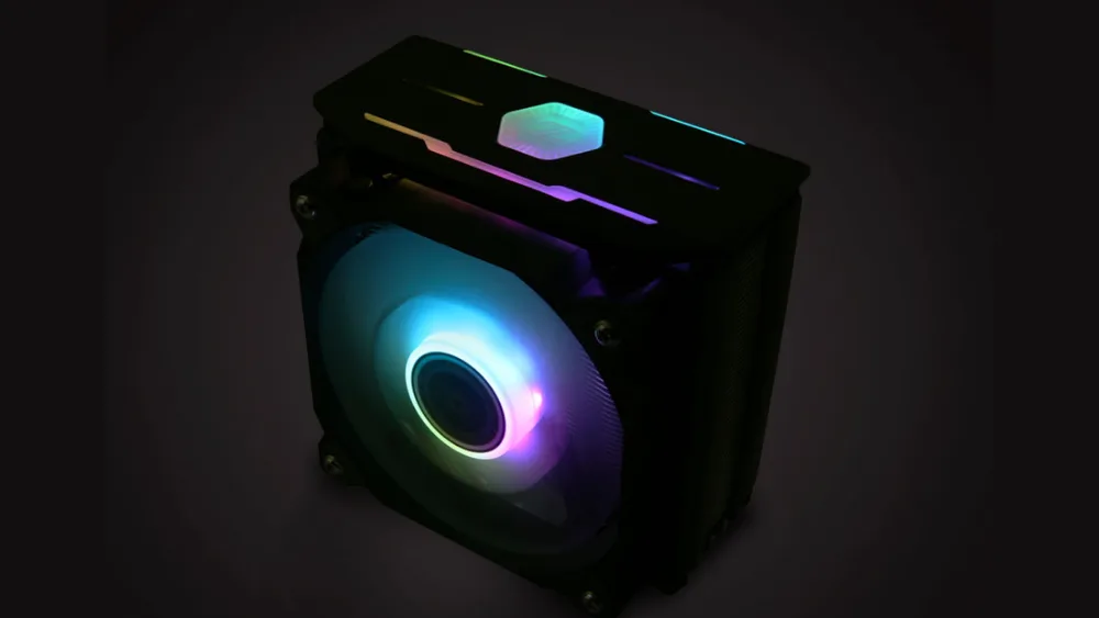 Верхняя крышка Zalman CNPS10X OPTIMA II с подсветкой Spectrum RGB в темноте
